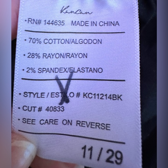 Rancan Straight Leg Skinny Jeans - Black - Sz 29 - Picture 8 of 9